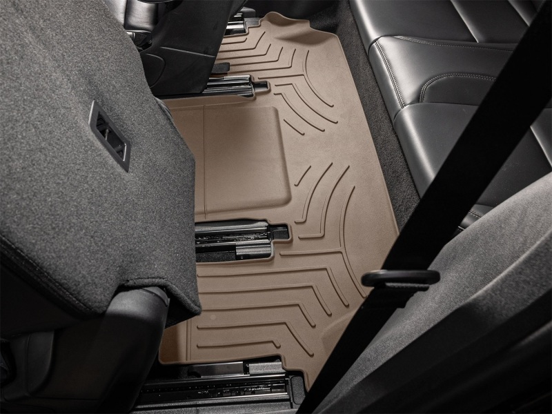 Lincoln Aviator Floor Mat - Rear - WeatherTech - 3D FloorMat, FloorLiner HP - Tan - `20-`26
