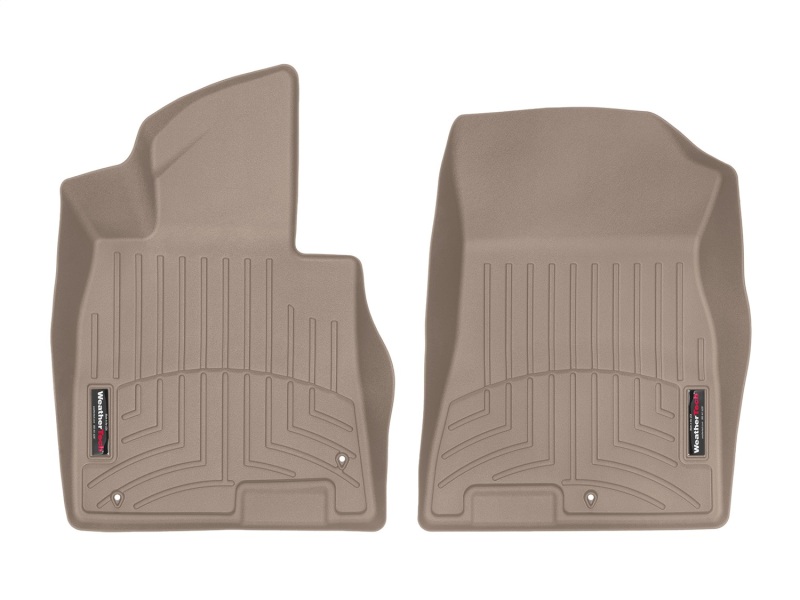 Hyundai Sonata FloorLiner - Front - WeatherTech - DigitalFit - Tan - `20-`27