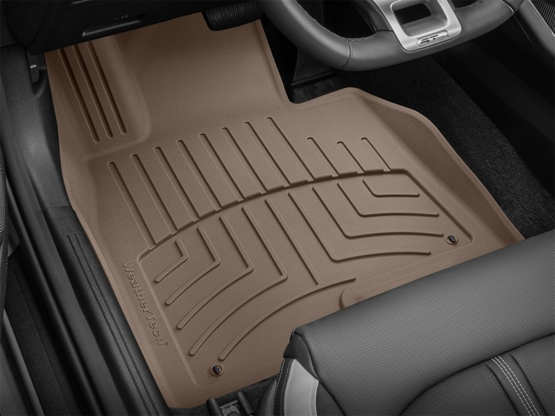 Hyundai Sonata Floor Mat Set - Front - WeatherTech - FloorLiner HP - Tan - `20-`27