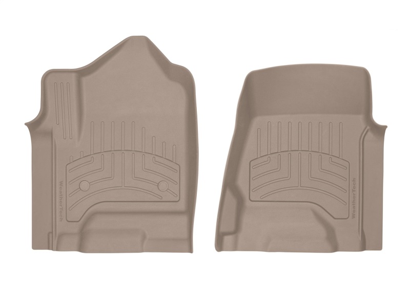 Toyota Highlander Floor Mat Set - Front - WeatherTech - FloorLiner HP - Tan - `20-`27