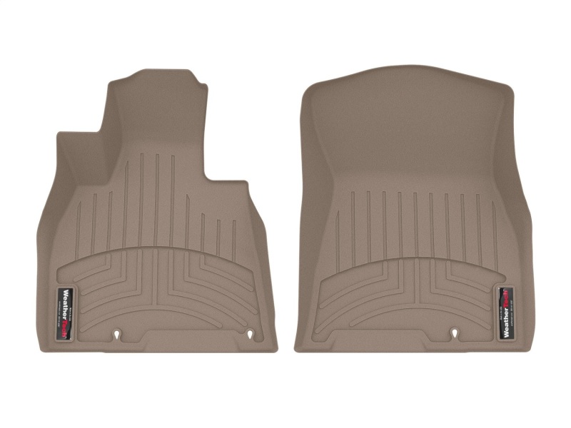 Genesis GV80 FloorLiner - Front - WeatherTech - DigitalFit - Tan - `21-`27