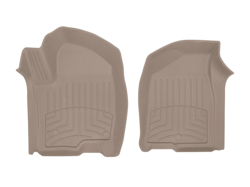 Cadillac Escalade ESV Floor Mat - Front - WeatherTech - FloorLiner HP - Tan - `21-`27