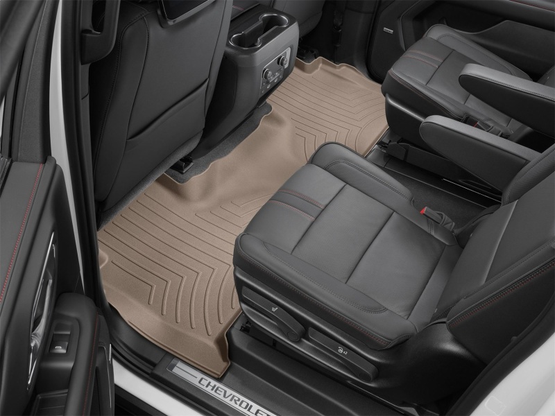 Chevrolet Tahoe FloorLiner - Rear - WeatherTech - DigitalFit - Tan - `21-`27
