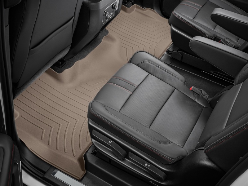 Chevrolet Suburban Floor Mat Set - Rear - WeatherTech - FloorLiner HP - Tan - `21-`27