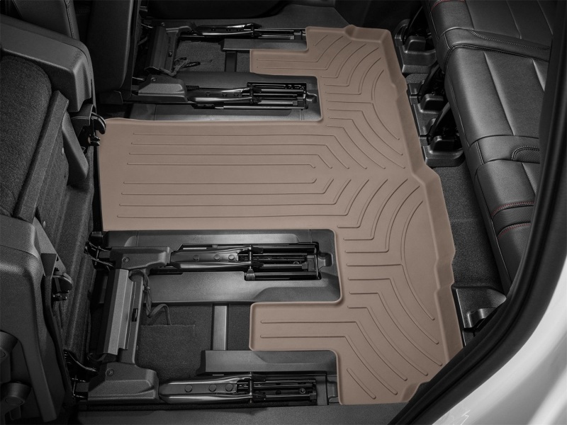 Chevrolet Suburban FloorLiner - Rear - WeatherTech - High Performance (HP) - Tan - `21-`27