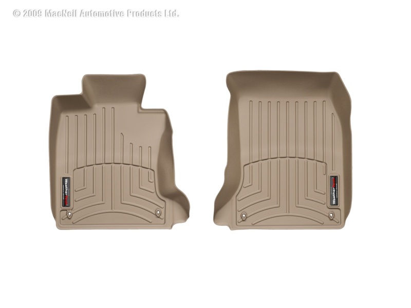 BMW 528 FloorLiner - Front - WeatherTech - DigitalFit - Tan - `04-`10