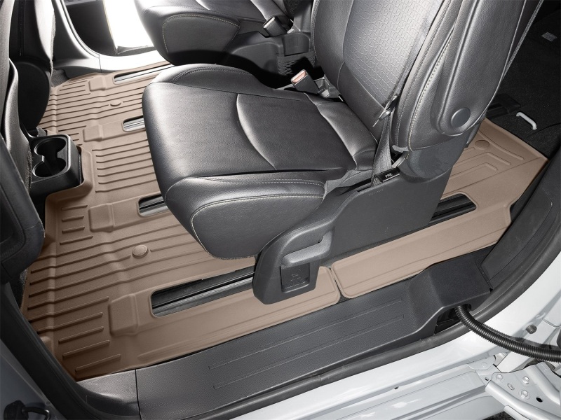 Toyota Sienna Floor Mat - Rear - WeatherTech - FloorLiner HP - Tan - `21-`26