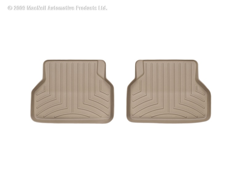 BMW 5 Series FloorLiner - Rear - WeatherTech - DigitalFit - Tan - `04-`10