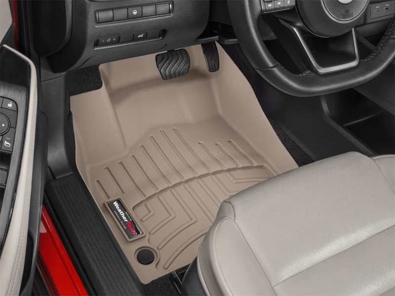 Nissan Rogue FloorLiner - Front - WeatherTech - DigitalFit - Tan - `21-`27