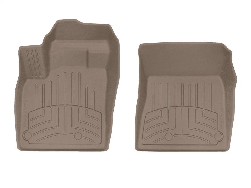 Nissan Rogue Floor Mats - Front - WeatherTech - FloorLiner HP - Tan - `21-`27