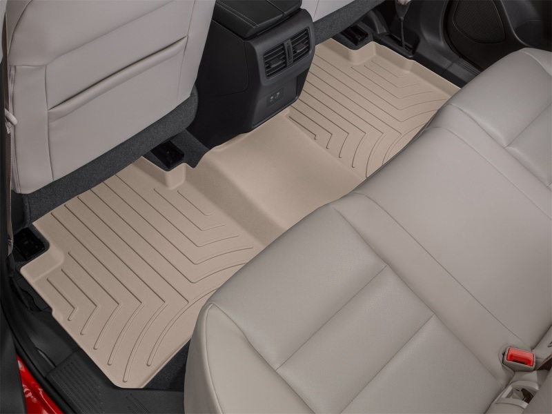 Nissan Rogue Floor Mats - Rubber - Rear - WeatherTech - FloorLiner HP - Tan - `21-`27