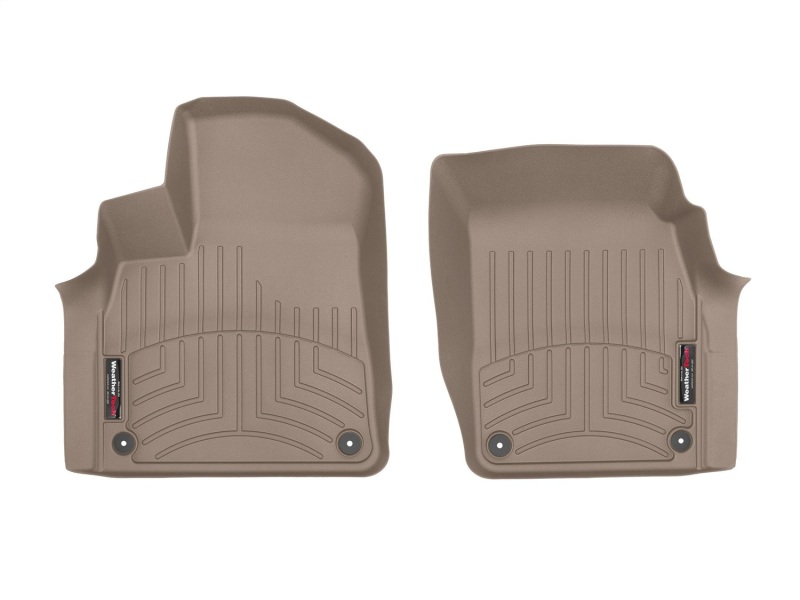Bentley Bentayga FloorLiner - Front - WeatherTech - DigitalFit - Tan - `17-`27