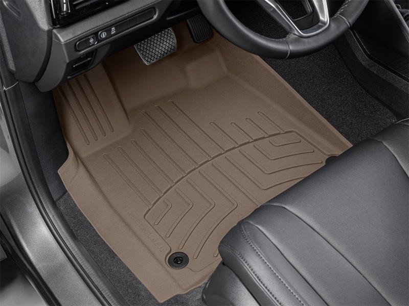 Acura MDX Floor Mats - Front - WeatherTech - FloorLiner HP - Tan - `22-`25