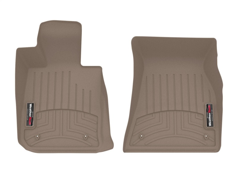 BMW M4 Floor Liners - Front - WeatherTech - FloorLiner DigitalFit - Tan - `21-`27