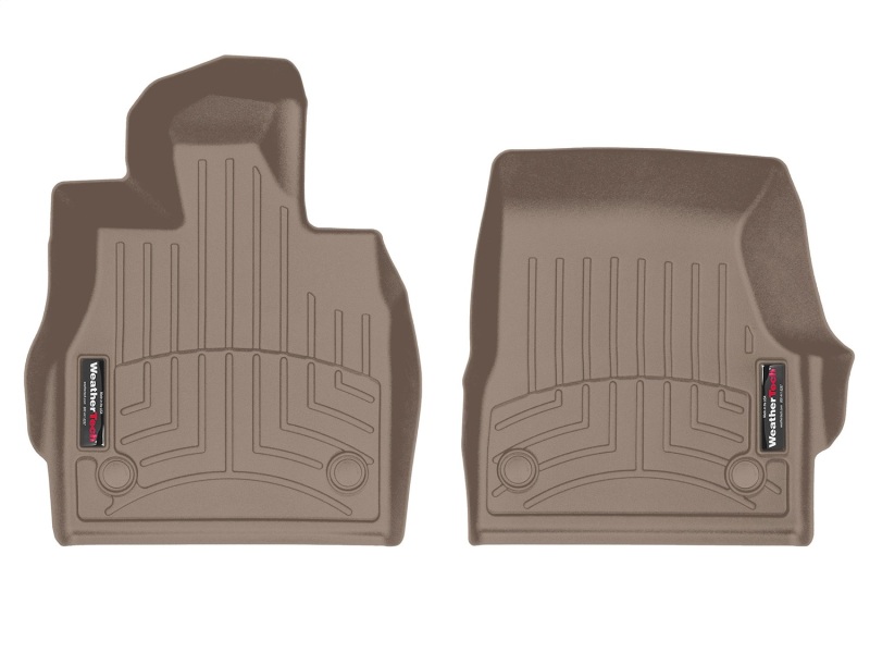 Chevrolet Corvette FloorLiner - Front - WeatherTech - DigitalFit - Tan - `20-`27 Chevrolet Corvette FloorLiner - Front - WeatherTech - DigitalFit - Tan - `20-`27