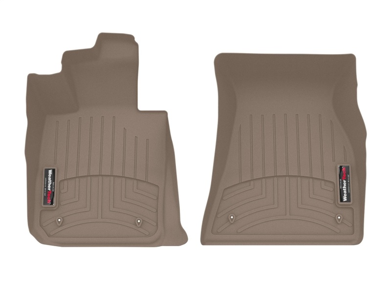 BMW M4 Floor Liners - Front - WeatherTech - FloorLiner DigitalFit - Tan - `21-`27