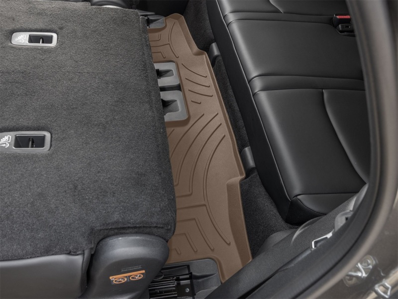 Infiniti QX60 Floor Mat - Rear - WeatherTech - 3D FloorLiner HP - Tan - `22-`26