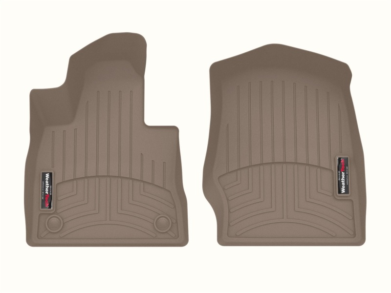 Ford Explorer FloorLiner - Front - WeatherTech - DigitalFit - Tan - `22-`27