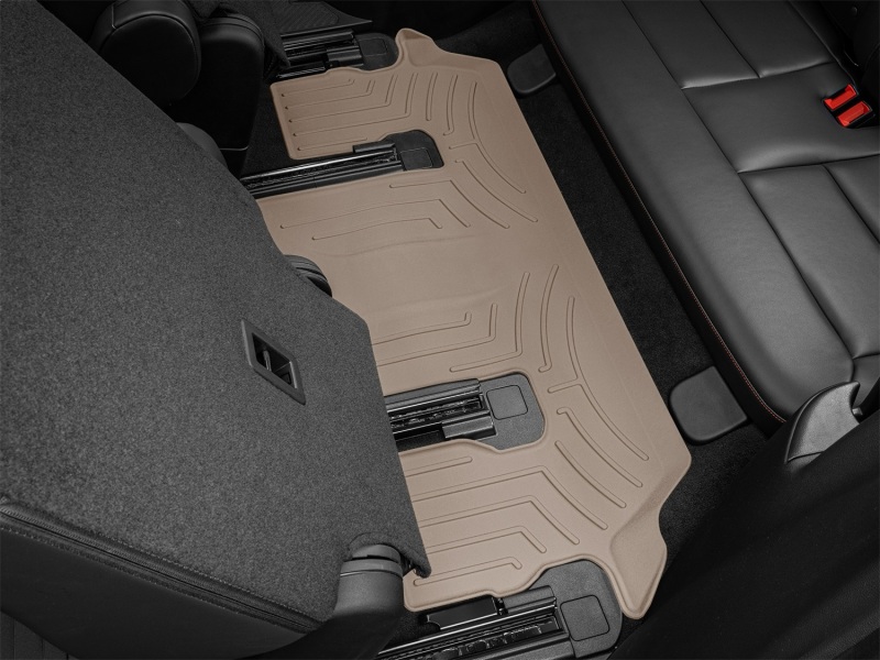 Ford Explorer Floor Mat - Rear - WeatherTech - FloorLiner HP - Tan - `22-`24