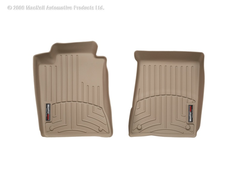 Mercedes-Benz E320 FloorLiner - Front - WeatherTech - DigitalFit - Tan - `03-`09