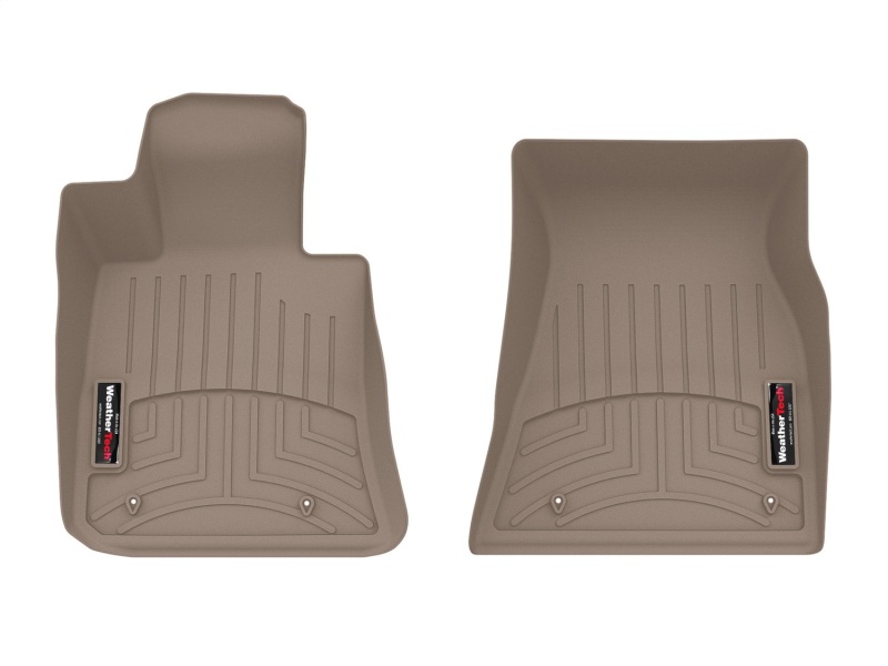 BMW i4 Floor Liners - Front - WeatherTech - DigitalFit - Tan - `22-`27