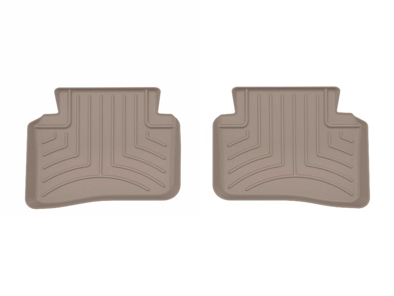 Mercedes-Benz C-Class Floor Mats - Rear - WeatherTech - FloorLiner HP - Tan - `22-`24