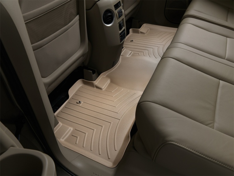 Honda Pilot FloorLiner - Rear - WeatherTech - Tan - `09-`13
