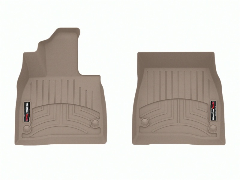 Mercedes-Benz EQS SUV Floor Liner - Front - WeatherTech - FloorLiner DigitalFit - Tan - `23-`27 Mercedes-Benz EQS SUV Floor Liner - Front - WeatherTech - FloorLiner DigitalFit - Tan - `23-`27