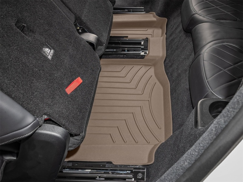 Mercedes-Benz EQS SUV Floor Mat Set - Rear - WeatherTech - 3D FloorMat - FloorLiner HP - Tan - `23-`25