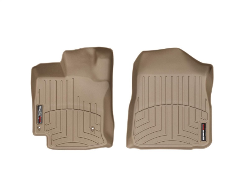 Toyota Venza FloorLiner - Front - WeatherTech - DigitalFit - Tan - `09-`11