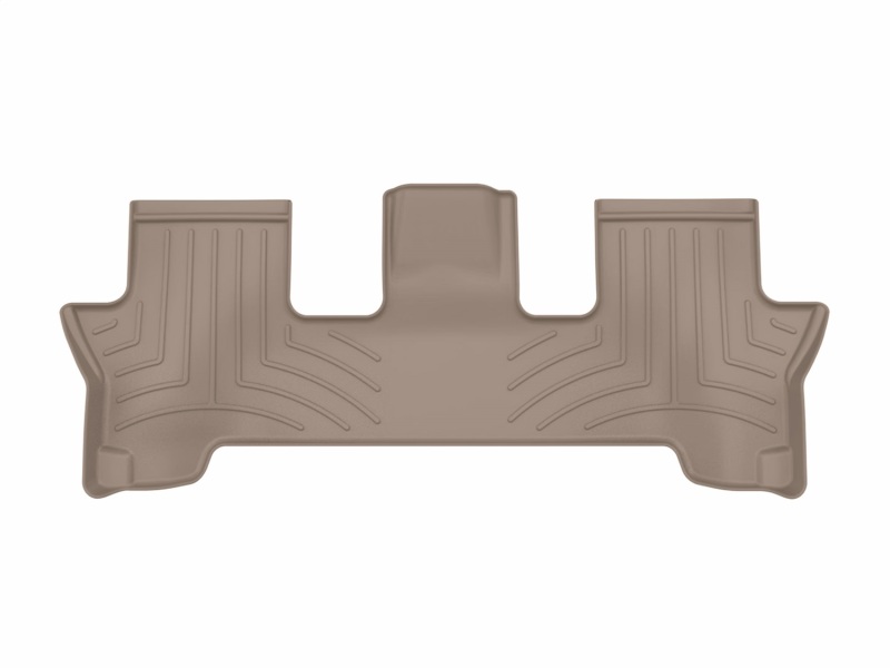 Hyundai Santa Fe Floor Mat - Rear - WeatherTech - FloorLiner HP - Tan - `24-`26