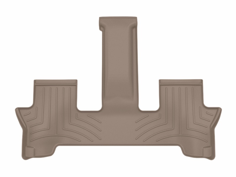 Hyundai Santa Fe Floor Mat Set - Rear - WeatherTech - FloorLiner HP - Tan - `24-`26