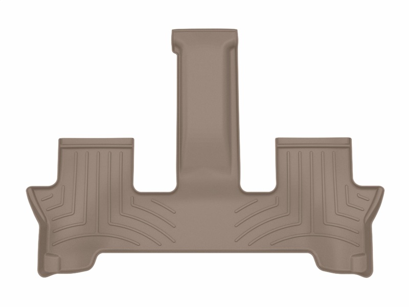 Hyundai Santa Fe Floor Mat Set - Rear - WeatherTech - FloorLiner HP - Tan - `24-`26