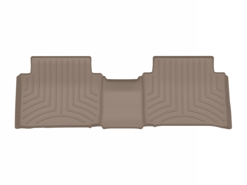 Hyundai Santa Fe Hybrid Floor Mats - Rear - WeatherTech - FloorLiner HP - Tan - `24-`26