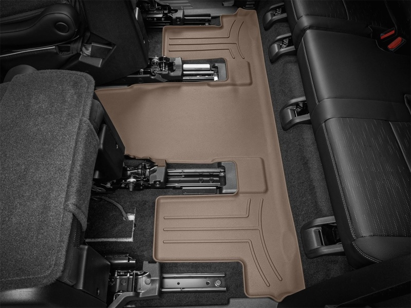 Buick Enclave Floor Mats - Rear - WeatherTech - FloorLiner HP - Tan - `25-`26