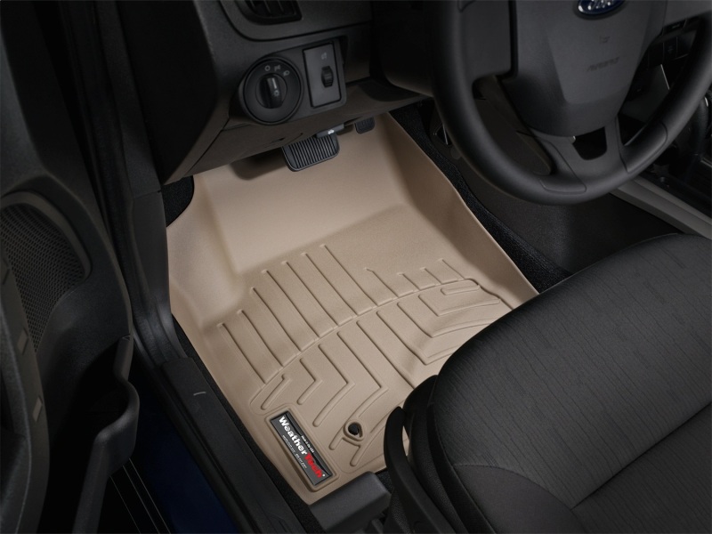 Ford Focus FloorLiner - Front - WeatherTech - DigitalFit - Tan - `08-`11