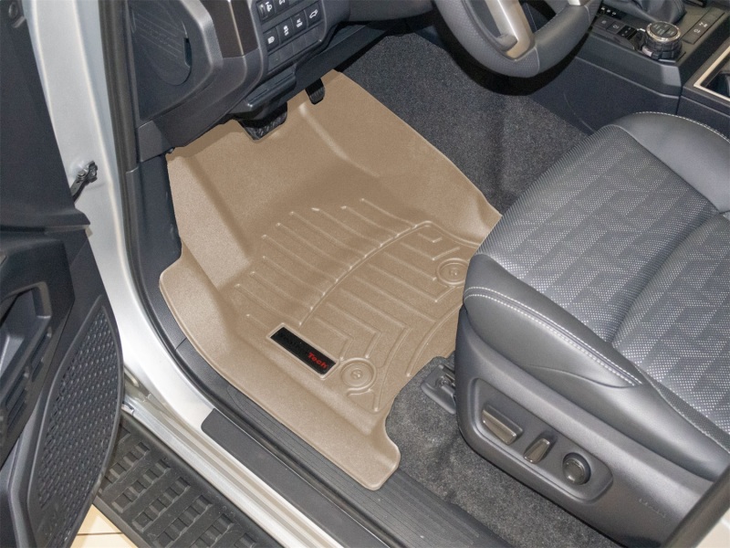Toyota 4Runner FloorLiner - Front - WeatherTech - DigitalFit - Tan - `25-`26