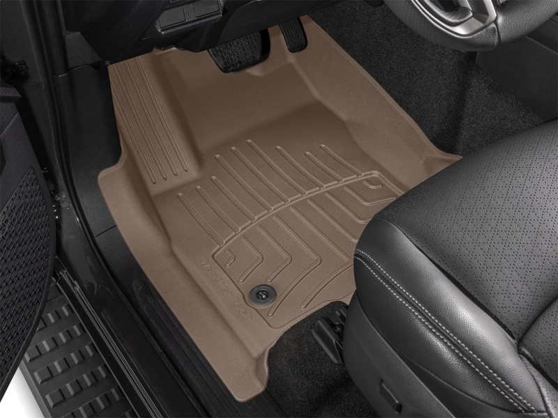 Toyota 4Runner Floor Mat Set - Front - WeatherTech - HP - Tan - `25-`26