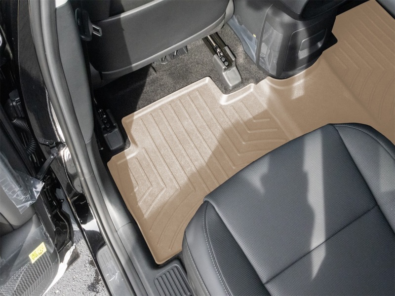 Hyundai Palisade Floor Mat - Rear - WeatherTech - FloorLiner HP - Tan - 2026+