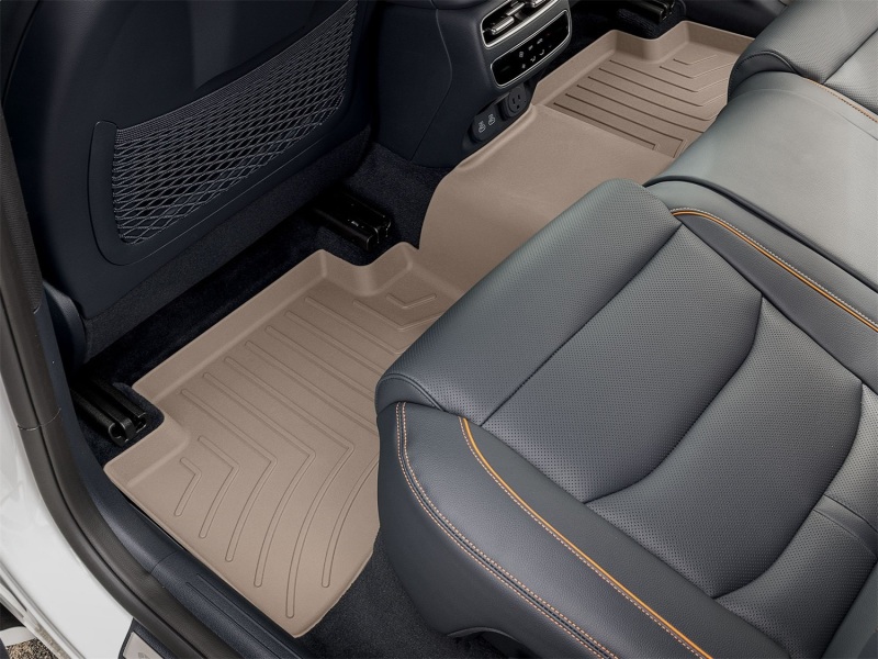 Genesis GV70 Floor Mat Set - Rear - WeatherTech - FloorLiner HP - Tan - 2026+