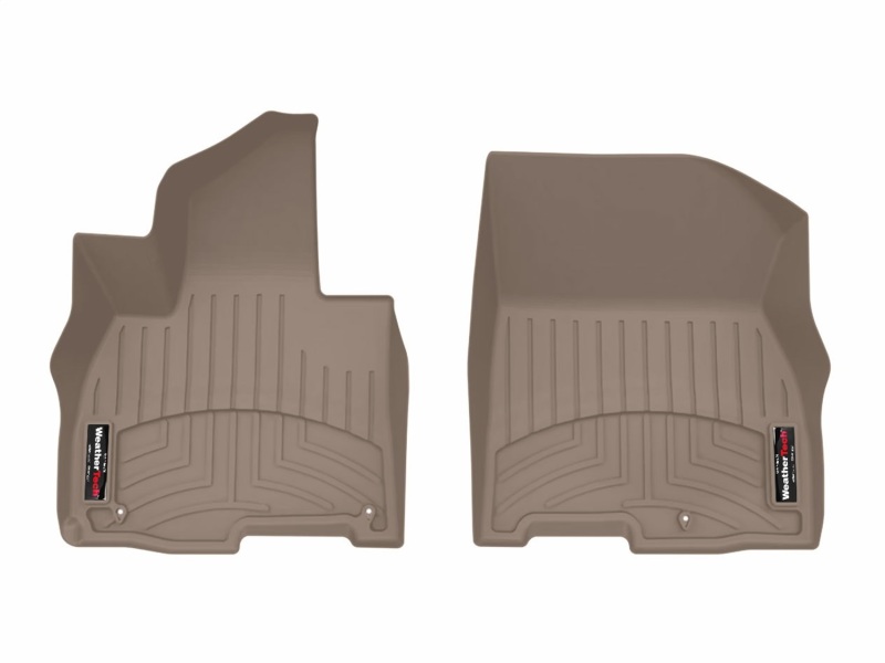 Hyundai Palisade Hybrid FloorLiner - Front - WeatherTech - DigitalFit - Tan - 2026+