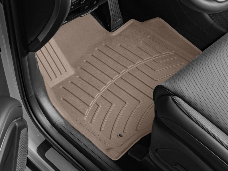 Hyundai Palisade Floor Mat Set - Front - WeatherTech - FloorLiner HP - Tan - 2026+
