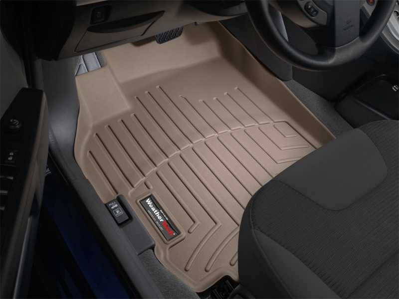 Nissan Sentra FloorLiner - Front - WeatherTech - DigitalFit - Tan - `07-`12