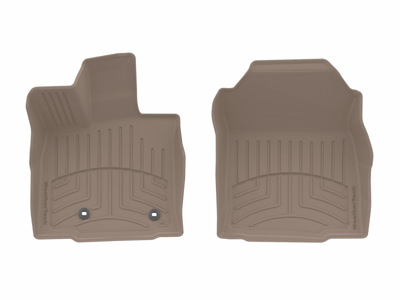 Toyota RAV4 Floor Mat Set - Front - WeatherTech - FloorLiner HP - Tan - 2026+