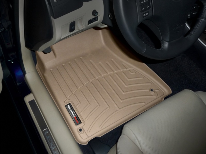 Lexus IS FloorLiner - Front - WeatherTech - DigitalFit - Tan - `06-`13