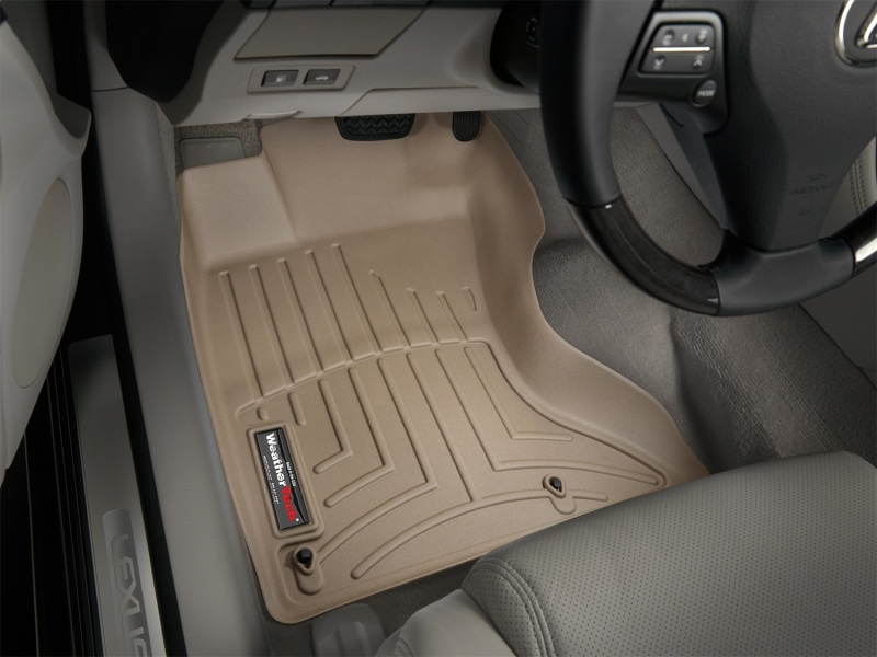 Lexus GS FloorLiner - Front - WeatherTech - DigitalFit - Tan - `06-`12