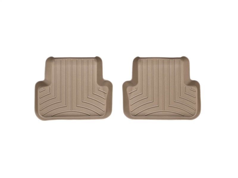 Audi A4 Floor Mats - Rear - WeatherTech - DigitalFit - Tan - `09-`13