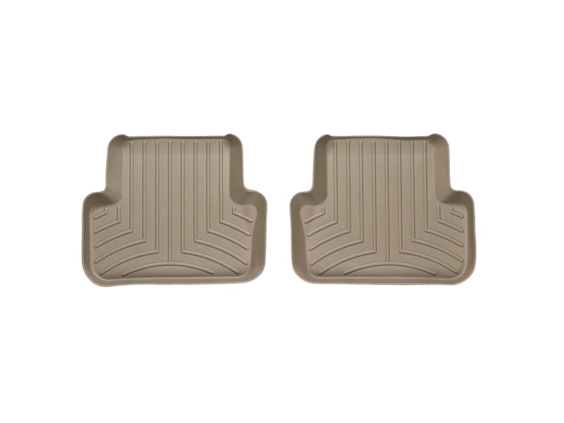 Audi A4 Floor Mats - Rear - WeatherTech - DigitalFit - Tan - `09-`13