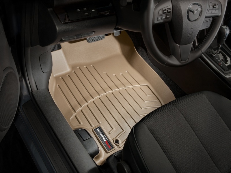Mazda Speed6 FloorLiner - Front - WeatherTech - DigitalFit - Tan - `10-`13