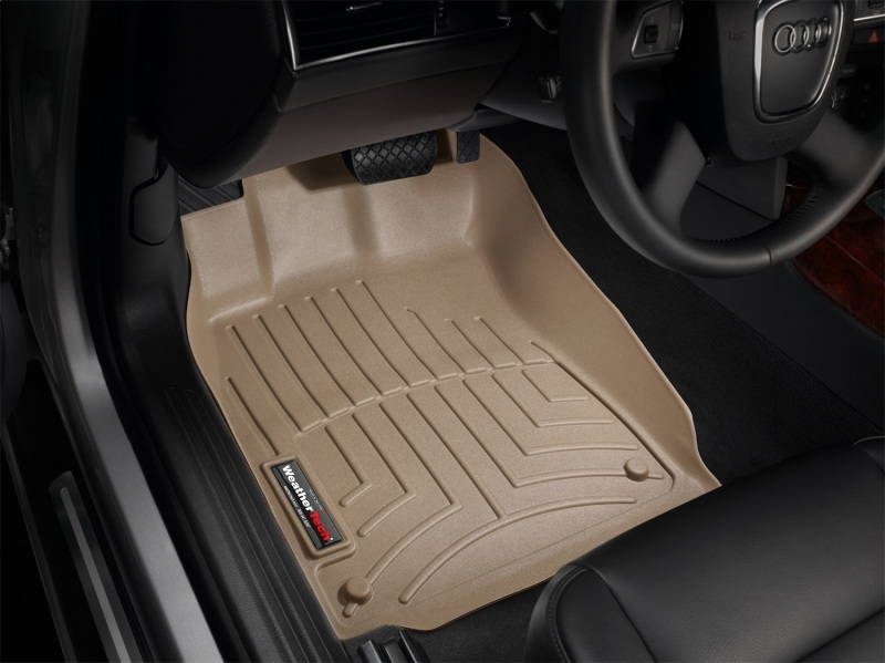 Audi A6 Floor Mat Set - Front - WeatherTech - DigitalFit - Tan - `05-`11